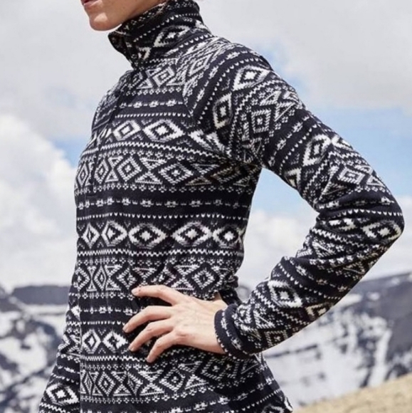 Eddie Bauer Women's Ultra Soft Fleece 1/4 Zip Long Sleeve Pullover Top - Picture 5 of 5